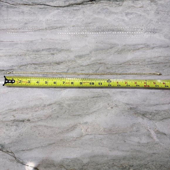 Gold plated Chain Necklace 18in - Picture 4 of 9